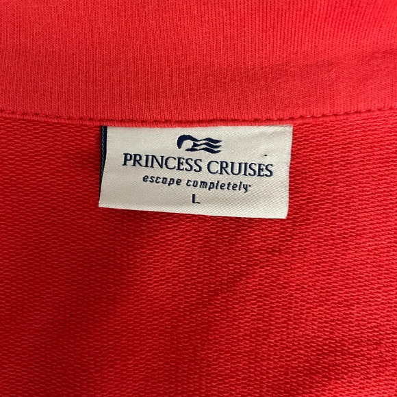 Striped Red and White Women's Zip-Up Hoodie - Picture 6 of 10